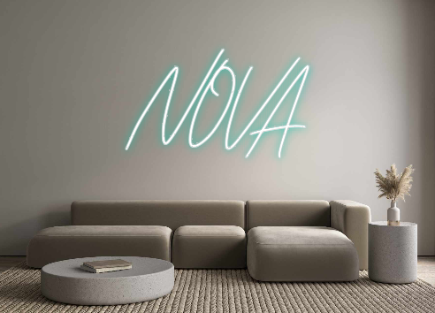 Neon personalizado: NOVA