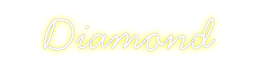 Neon personalizado: Diamond