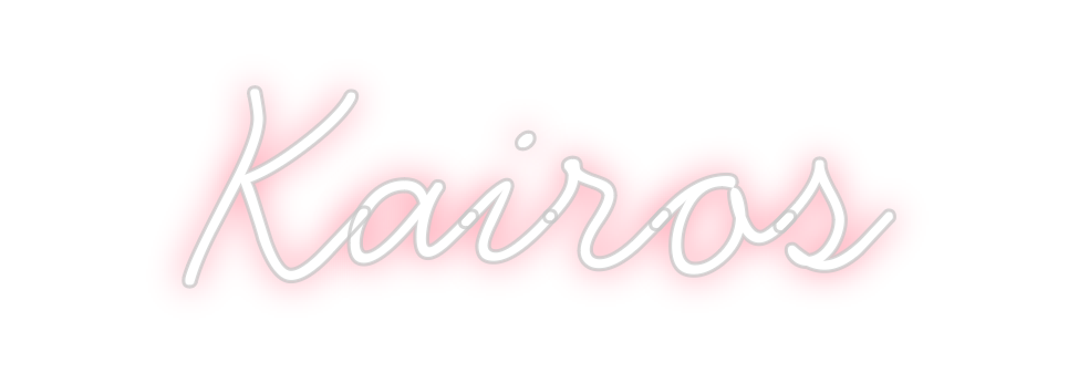 Neon personalizado: Kairos