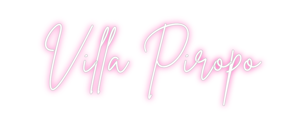 Neon personalizado: Villa Piropo
