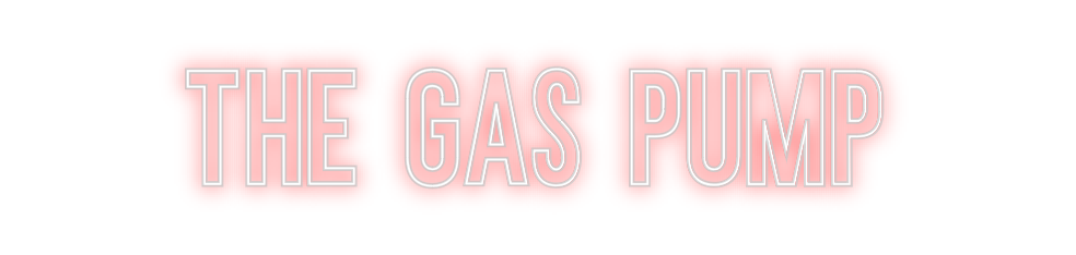 Neon personalizado: The Gas Pump
