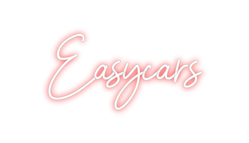 Neon personalizado: Easycars