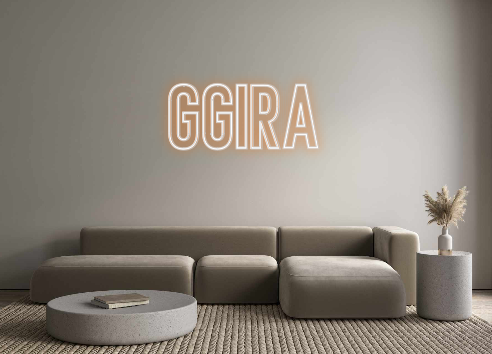 Neon personalizado: GGIRA