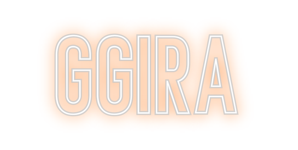 Neon personalizado: GGIRA