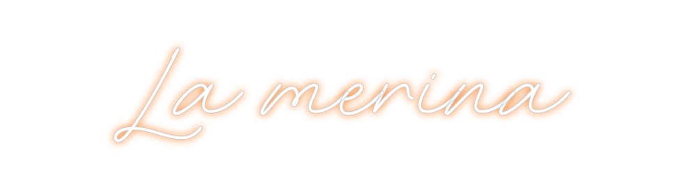 Neon personalizado: La merina