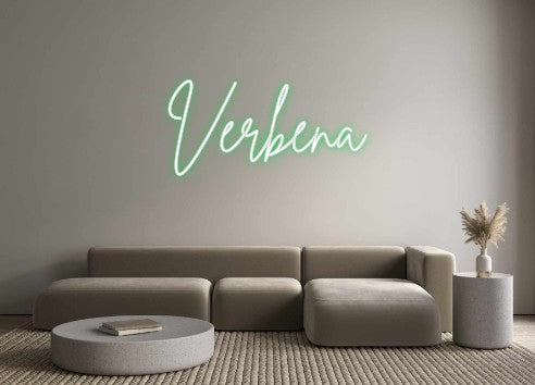 Neon personalizado: Verbena