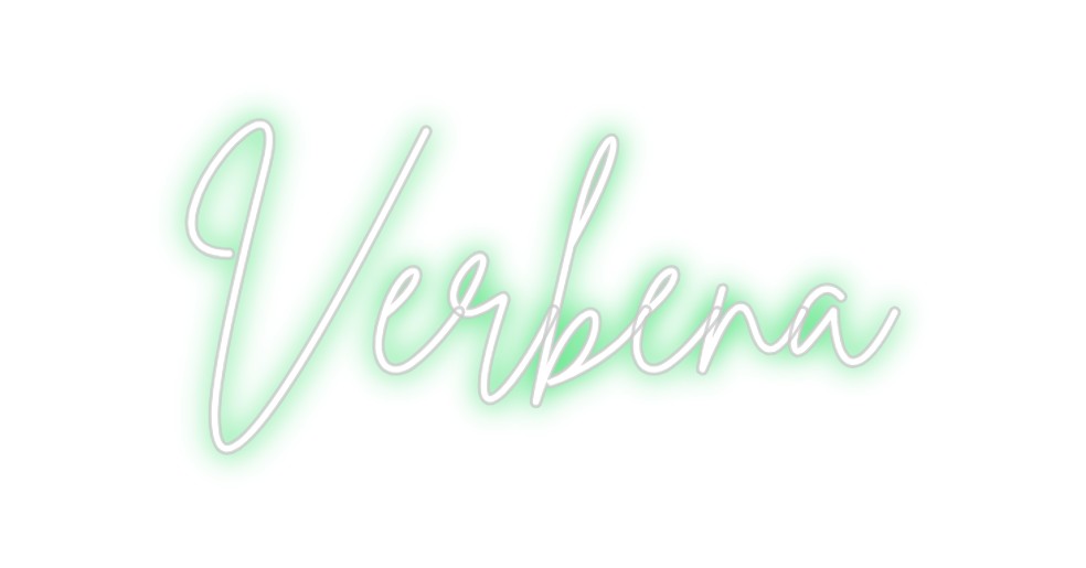Neon personalizado: Verbena