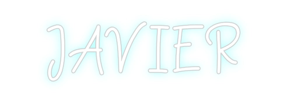 Neon personalizado: JAVIER