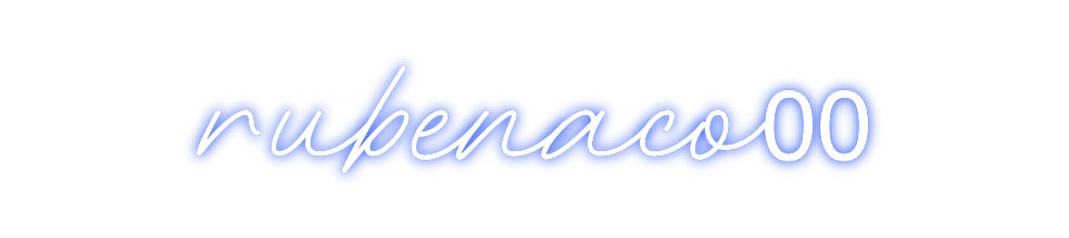 Neon personalizado: rubenaco00