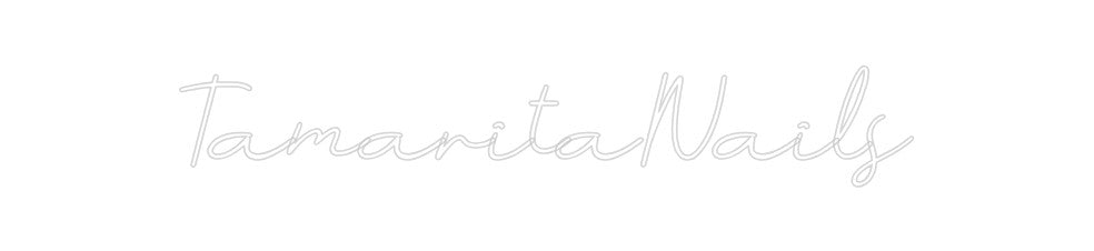 Neon personalizado: TamaritaNails