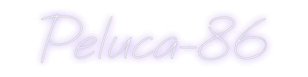 Neon personalizado: Peluca-86