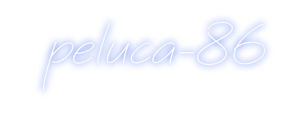 Neon personalizado: peluca-86