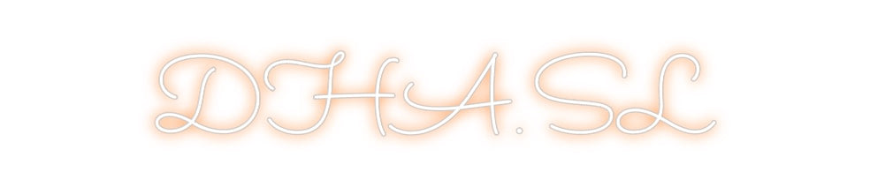 Neon personalizado: DHA.SL