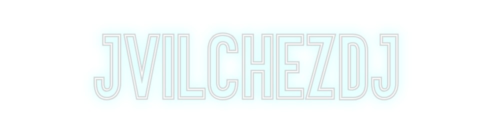 Neon personalizado: JVILCHEZdj