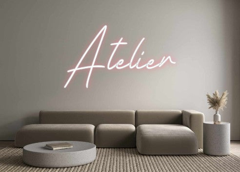 Neon personalizado: Atelier