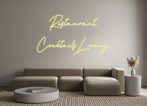 Neon personalizado: Restaurant,
...