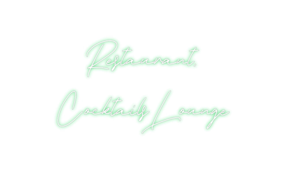 Neon personalizado: Restaurant,
...