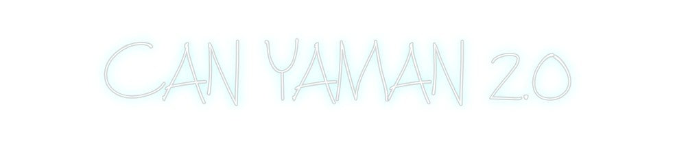 Neon personalizado: CAN YAMAN 2.0