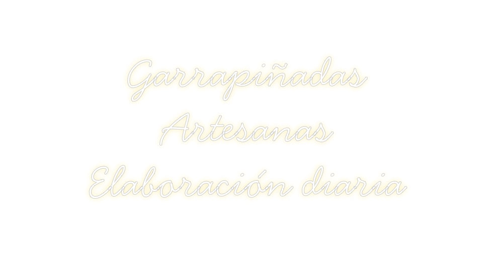Neon personalizado: Garrapiñadas
...