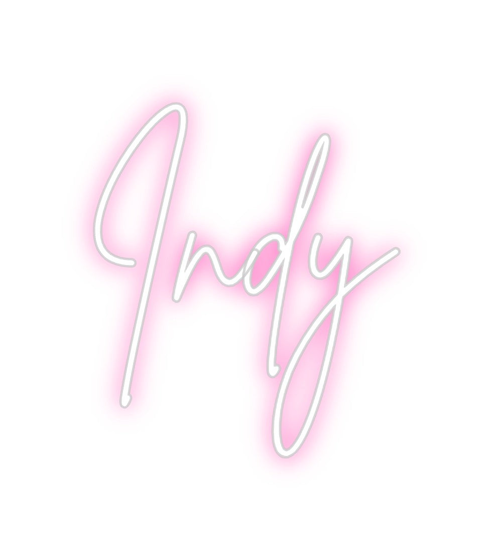 Neon personalizado: Indy