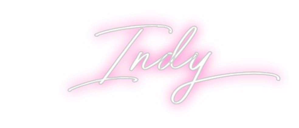 Neon personalizado: Indy