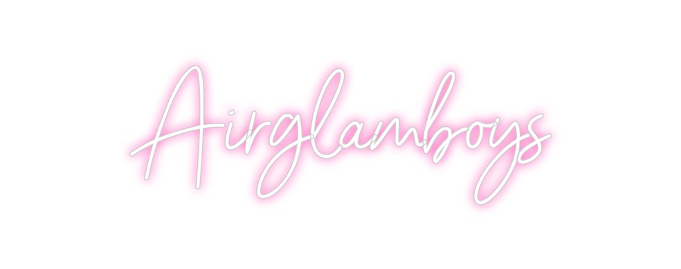 Neon personalizado: Airglamboys
