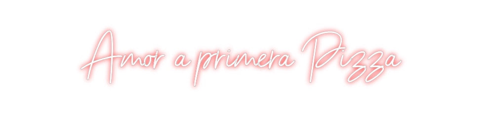 Neon personalizado: Amor a primer...