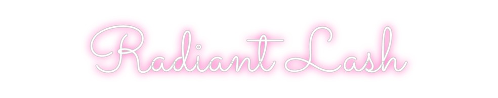 Neon personalizado: Radiant Lash