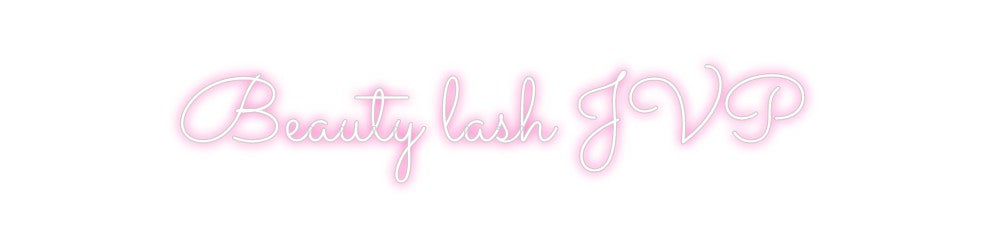 Neon personalizado: Beauty lash JVP