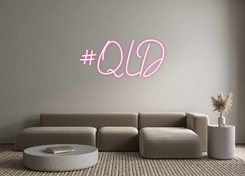 Neon personalizado: #QLD