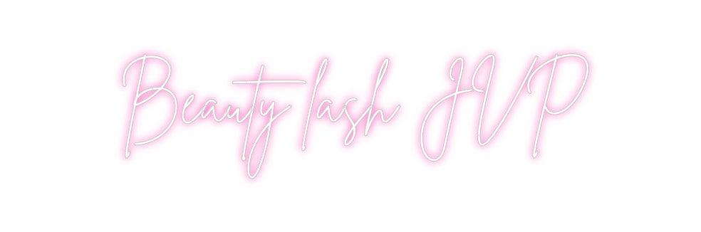 Neon personalizado: Beauty lash JVP