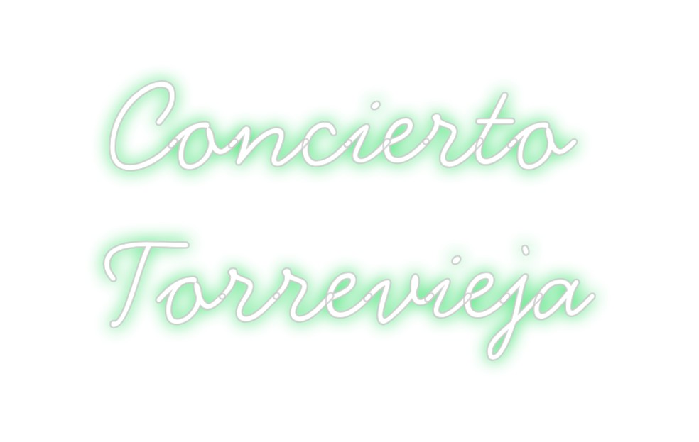 Neon personalizado: Concierto
To...