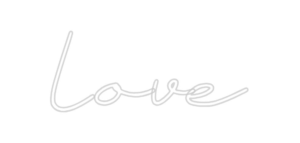 Neon personalizado: Love