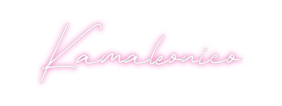 Neon personalizado: Kamaleonico