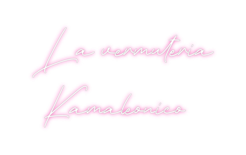 Neon personalizado: La vermuteria...