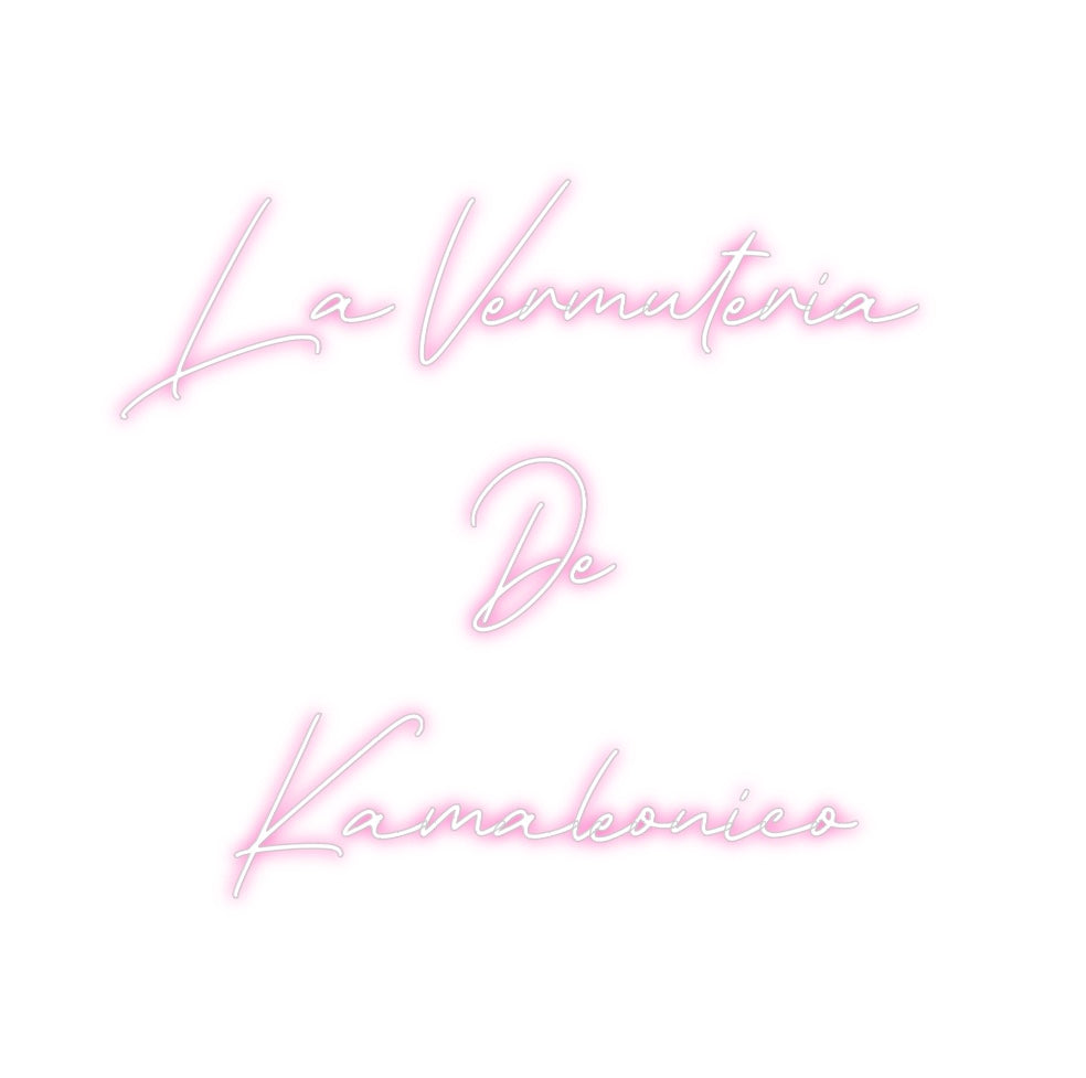 Neon personalizado: La Vermuteria...