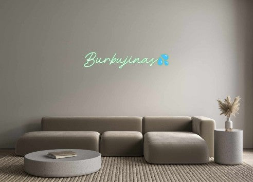 Neon personalizado: Burbujinas💦