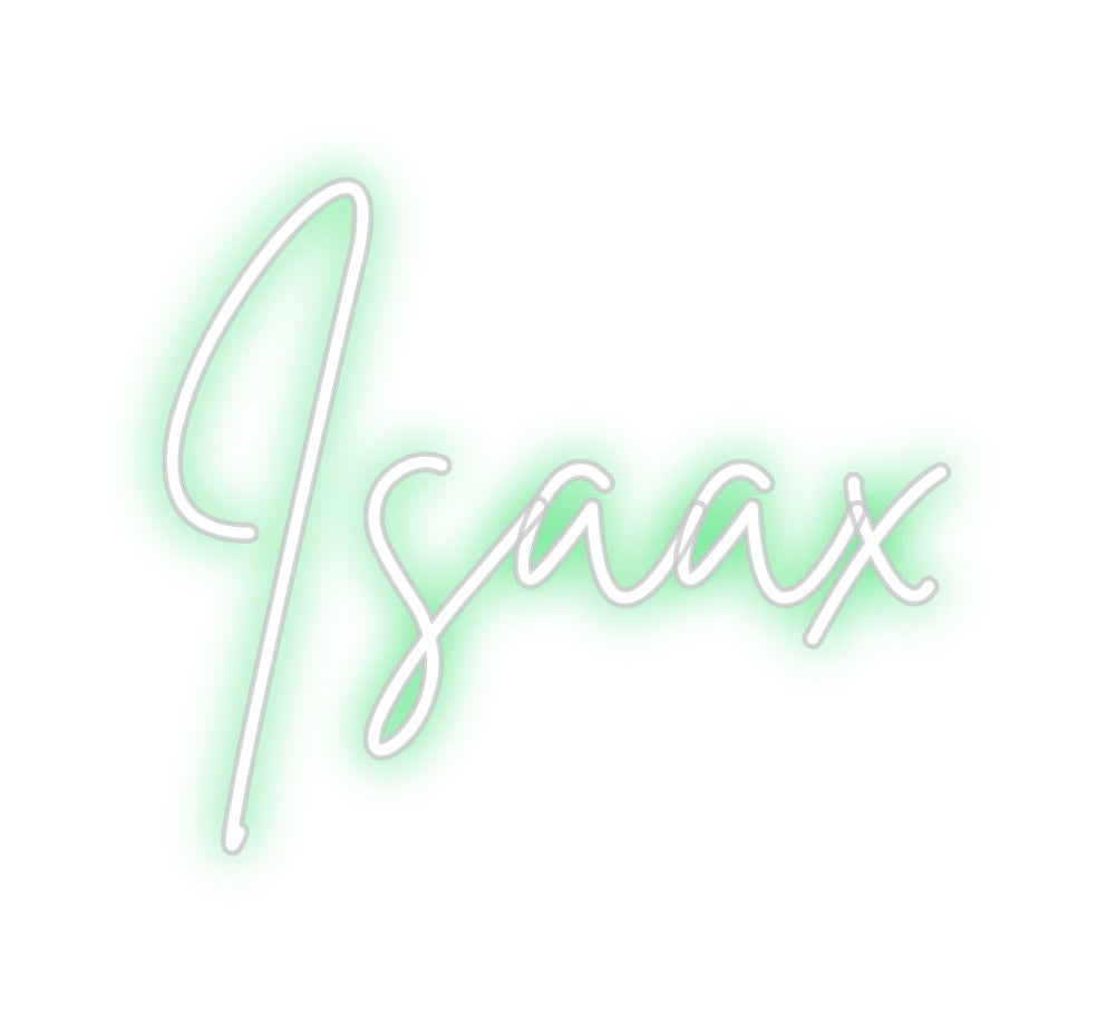 Neon personalizado: Isaax