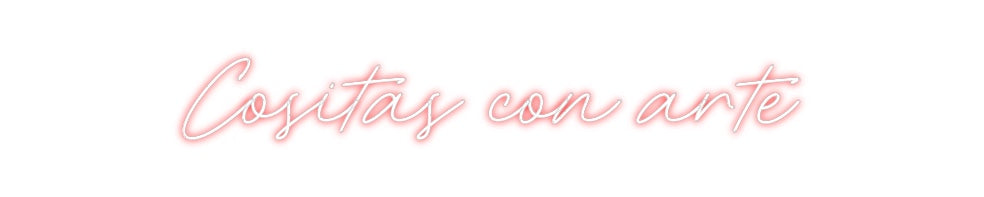 Neon personalizado: Cositas con a...
