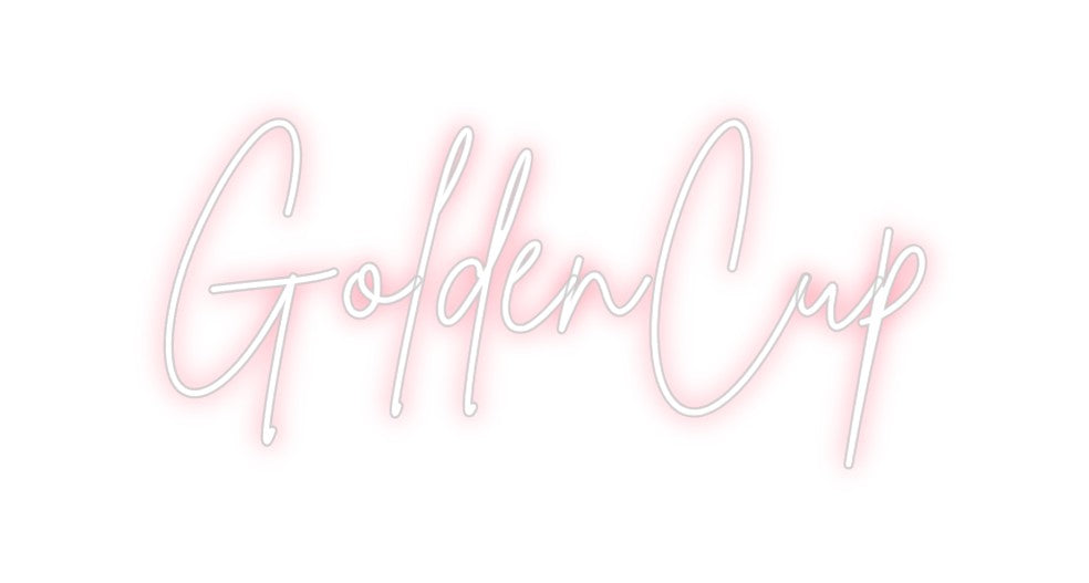 Neon personalizado: GoldenCup