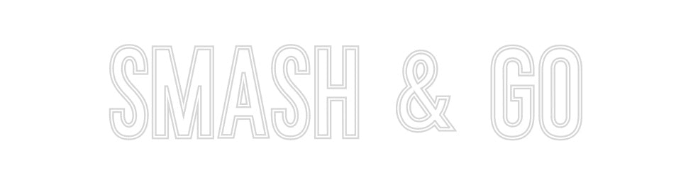 Neon personalizado: Smash & GO