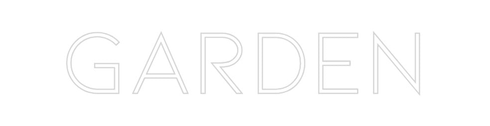 Neon personalizado: Garden