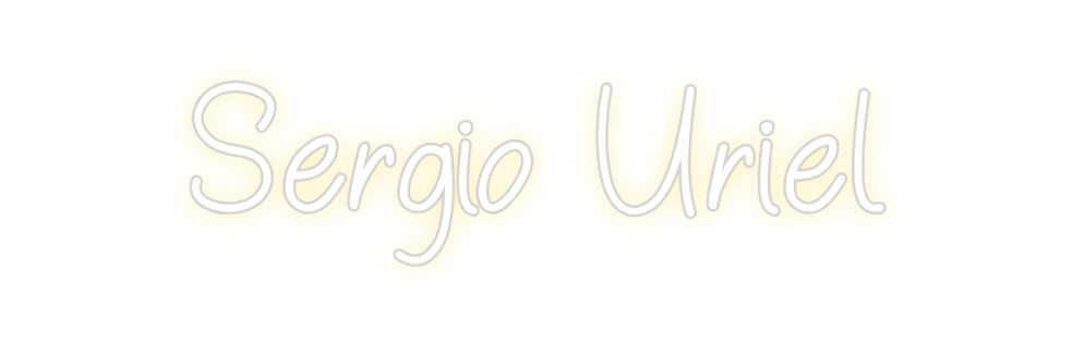 Neon personalizado: Sergio Uriel