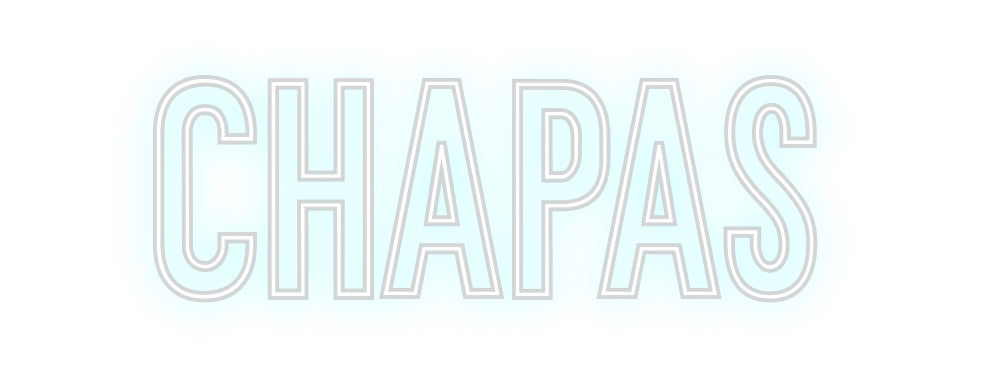 Neon personalizado: Chapas
