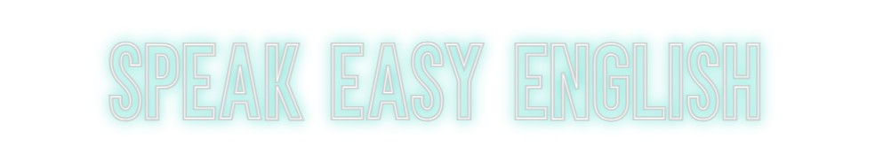 Neon personalizado: Speak Easy En...