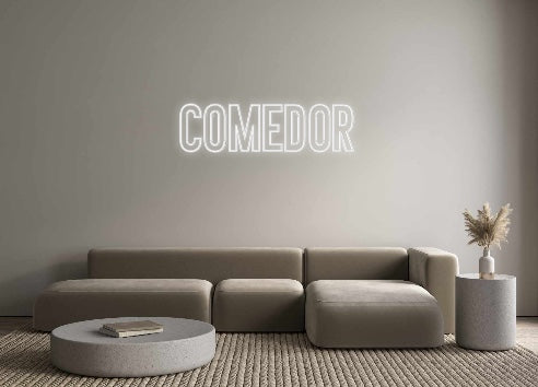 Neon personalizado: comedor