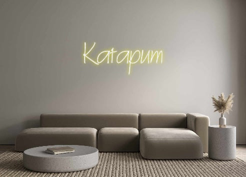 Neon personalizado: Katapum