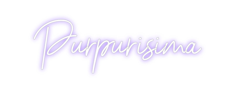 Neon personalizado: Purpurisima