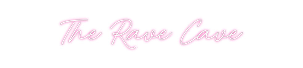 Neon personalizado: The Rave Cave