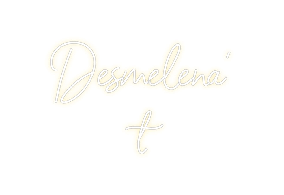 Neon personalizado: Desmelena’
t